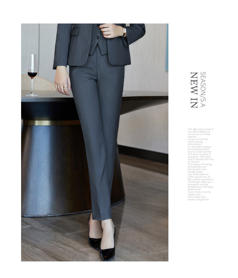 Business temperament extra thick professional suit trousers 129-8511 trousers