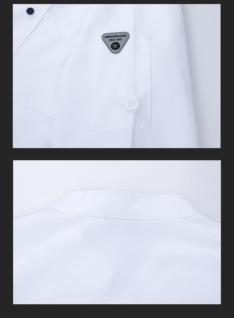 Not easy to fade and high temperature resistant hotel restaurant chef uniform H12-New Cooking