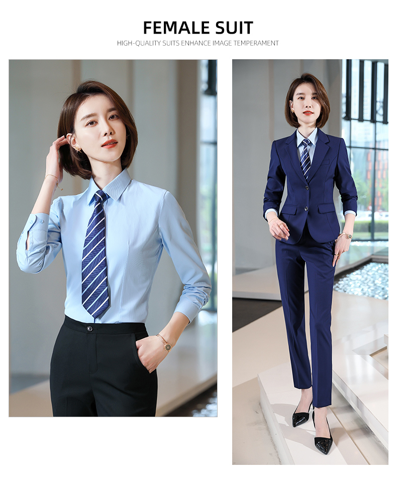 Thick business commuting double button middle slit suit jacket 81-8830 jacket