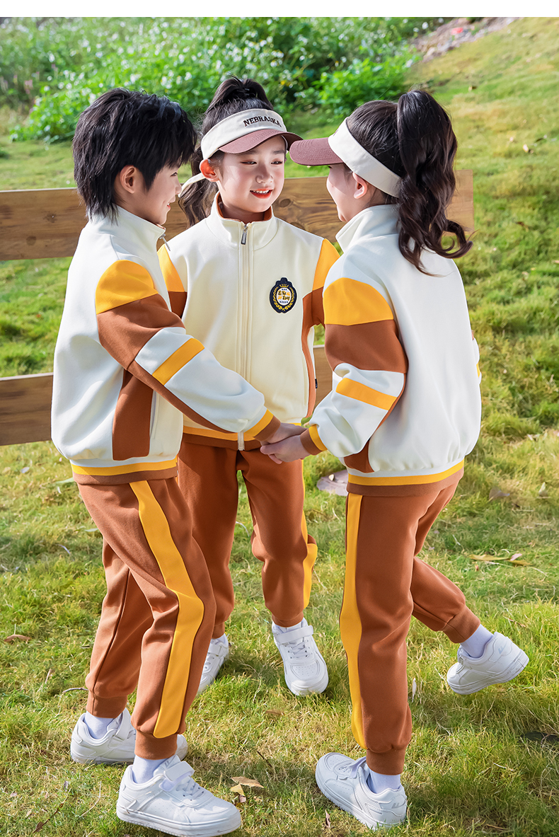 Sports style school uniform female four-piece suit 455-9383