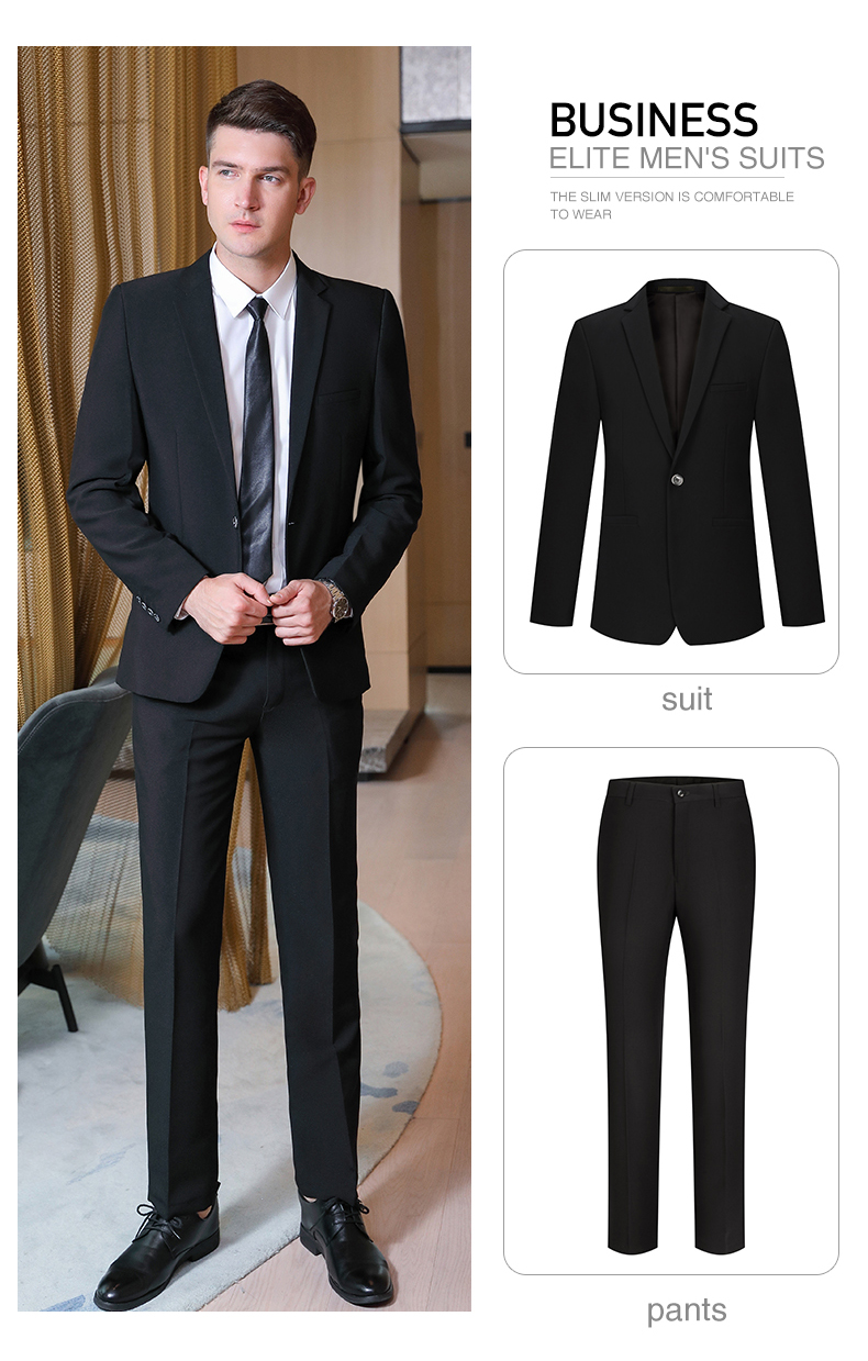 Professional formal weft stretch men trousers DZ1-1910/1911 men trousers