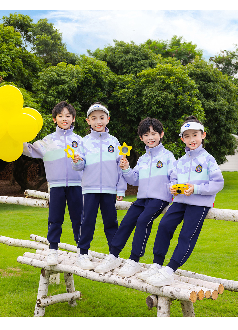 Tongqu companion primary and secondary school students school uniform spring and autumn suit 216-8086