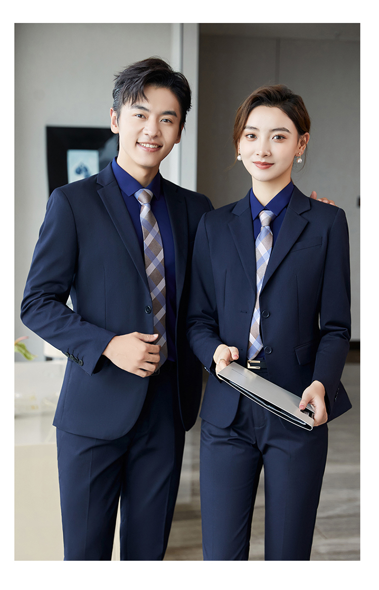 Business temperament professional wear four-way stretch trousers for men and women 129-9522 trousers