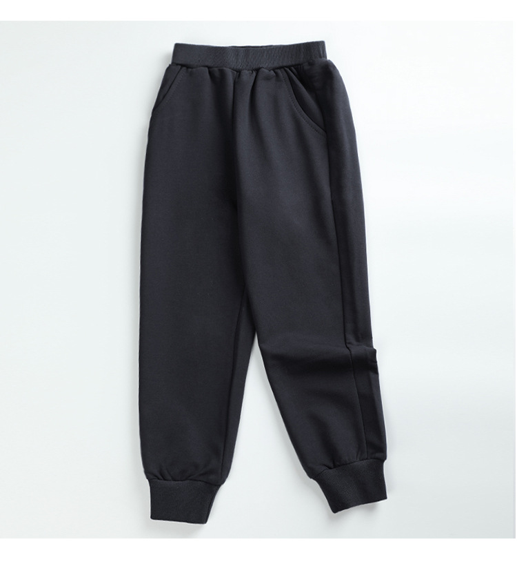 Middle and large children student children clothing school uniform pants sports pants trousers G08-sports pants