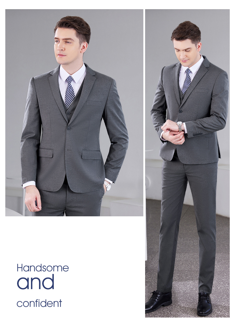 Color spinning business casual double breasted suit jacket DZ1-6980 double button men suit jacket