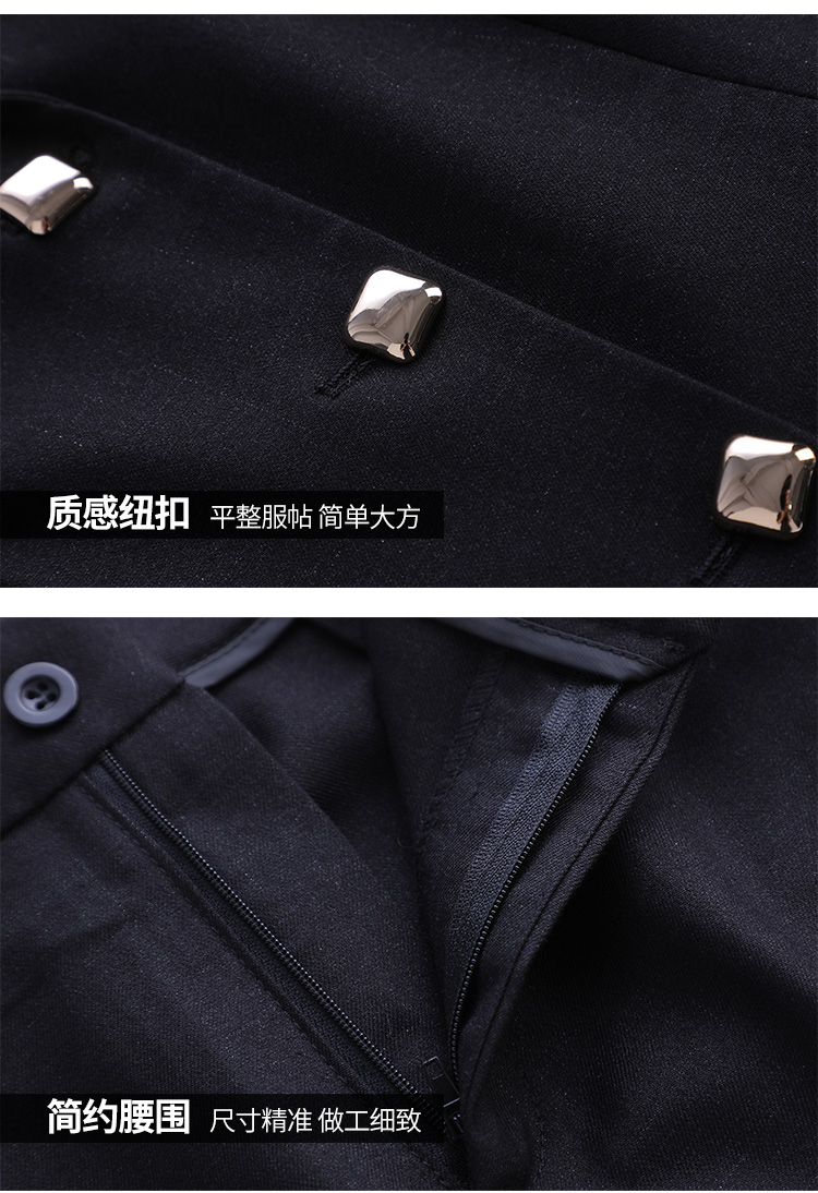 V-neck metal three-button professional formal short-sleeved suit DY6-8331+K330+Q130