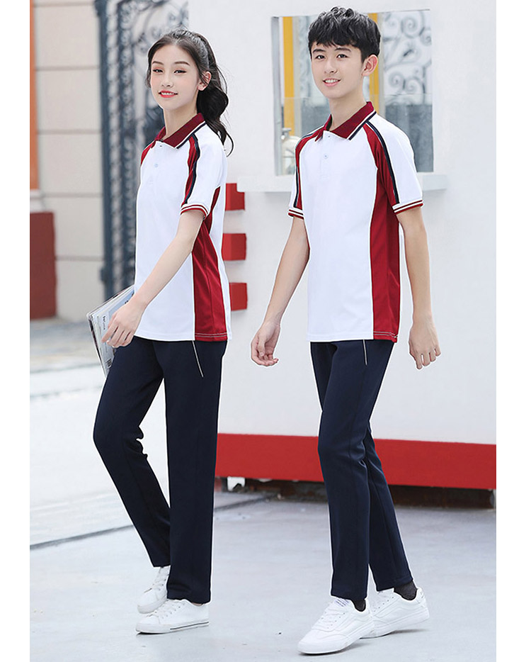 Sports school uniform short-sleeved suit KI2-577 suit