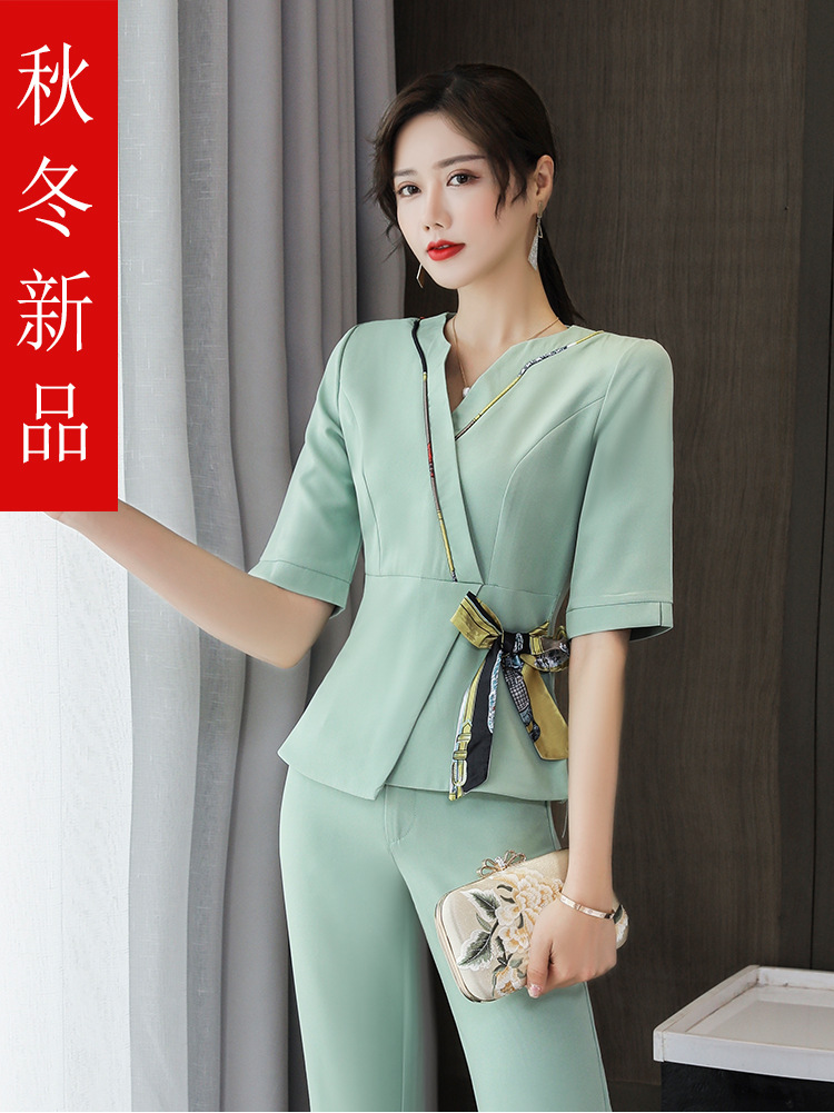 Women high-end fashion work clothes technician suit V02-1275