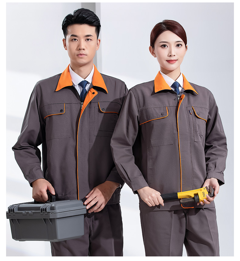 Fashionable long-sleeved work clothes suit H30-H010