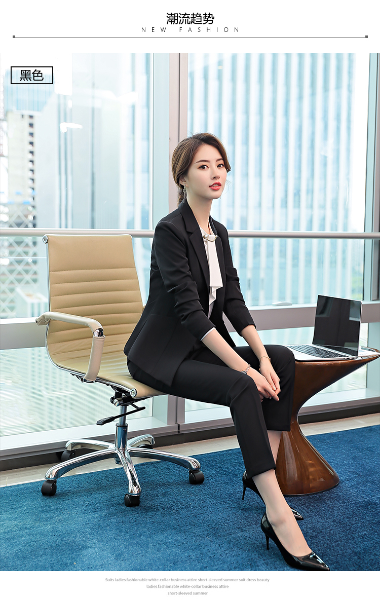 Urban white-collar business commuting suit jacket female 50-8801 jacket