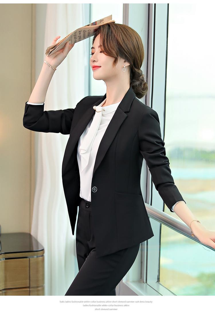 Urban white-collar business commuting suit jacket female 50-8801 jacket