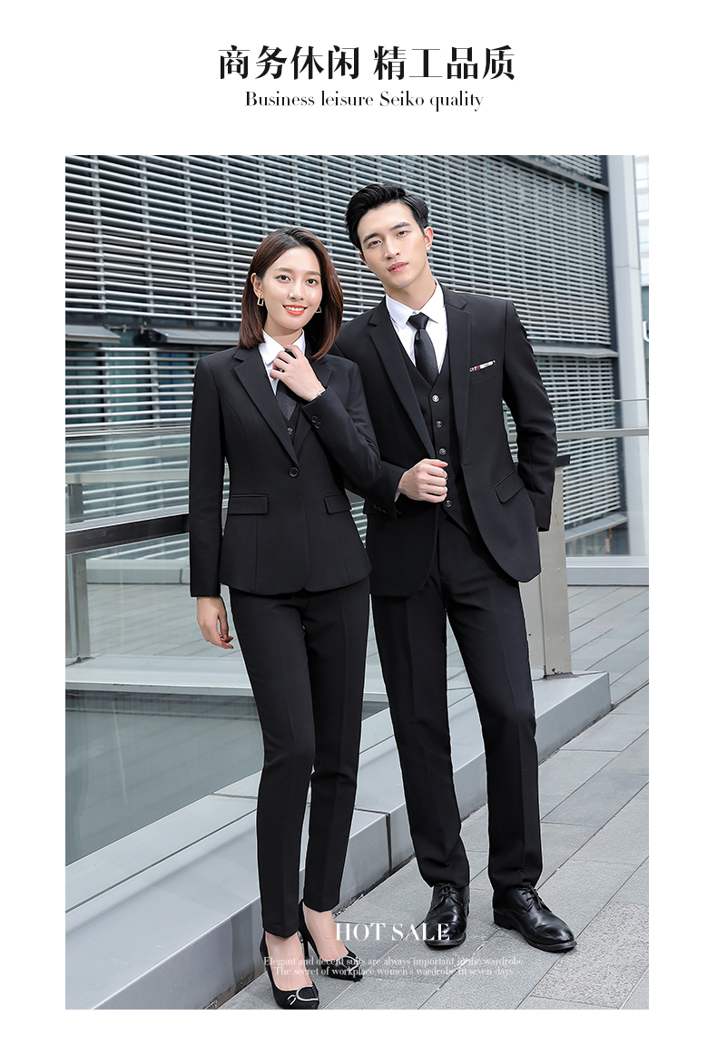 Straight slim fit professional trousers for couples DY1-8011 trousers