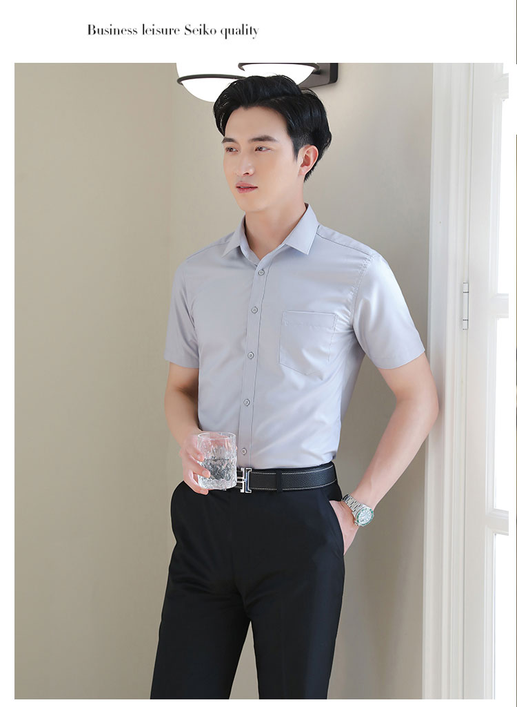 Modal professional men short-sleeved lining 111-983 men short-sleeved shirt