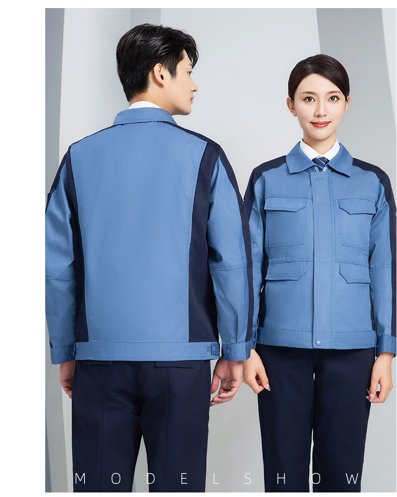 Upgraded anti-static wear-resistant workwear top H28-3D02 top