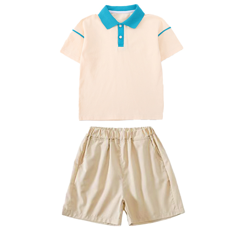 Breathable and skin-friendly apricot lapel youth campus suit Z13-D99