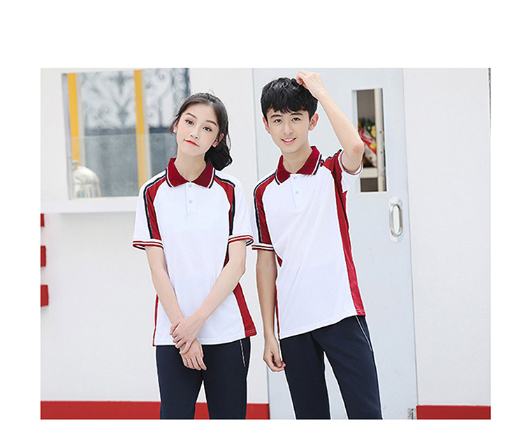 Sports school uniform short-sleeved suit KI2-577 suit