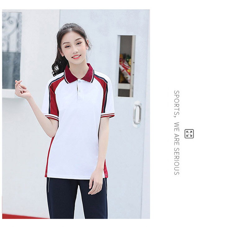 Sports school uniform short-sleeved suit KI2-577 suit