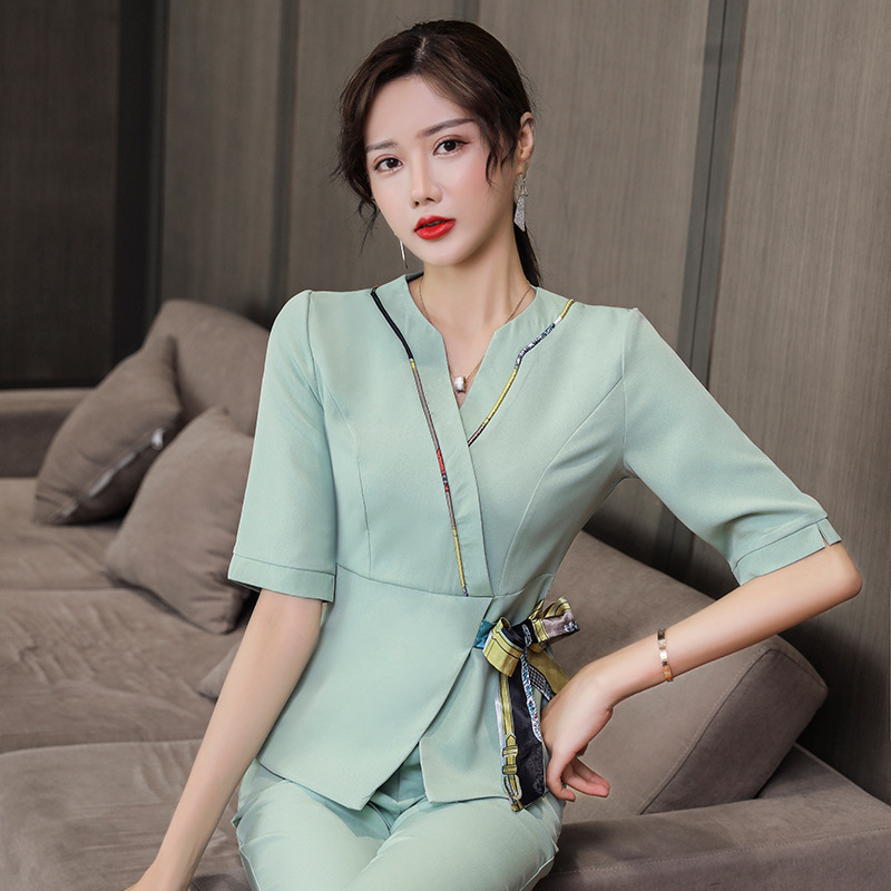 Women high-end fashion work clothes technician suit V02-1275