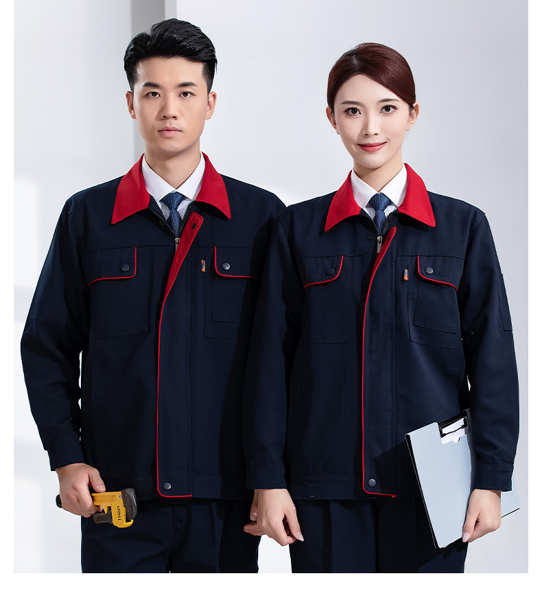 Fashionable long-sleeved work clothes tops H30-H010