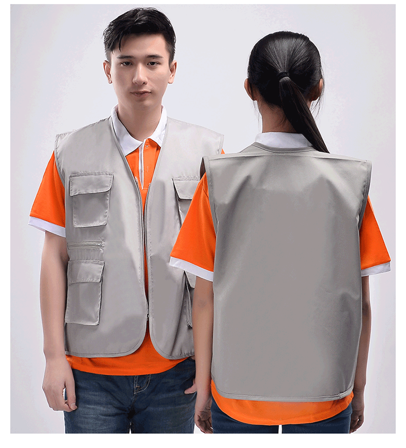 Multi-pocket vest work clothes H30-H048