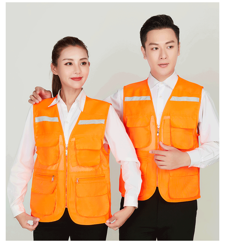 Fashionable color matching vest work clothes H30-H049