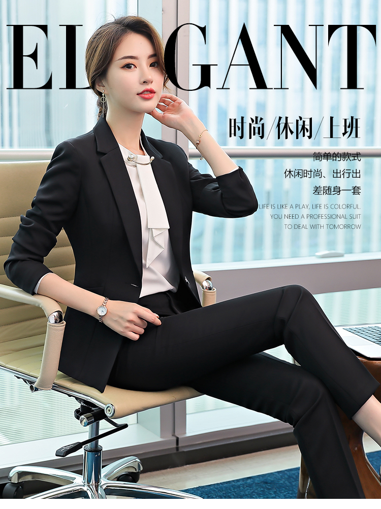 Urban white-collar business commuting suit jacket female 50-8801 jacket