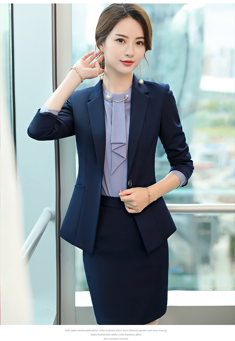 Urban white-collar business commuting suit jacket female 50-8801 jacket