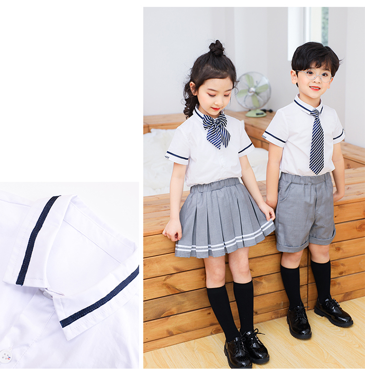 British style school uniforms performance clothes children shorts skirt 894-2046 shorts skirt