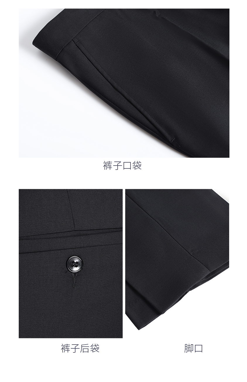 Business commuting serge one-button suit jacket for men and women 129-988 jacket single button