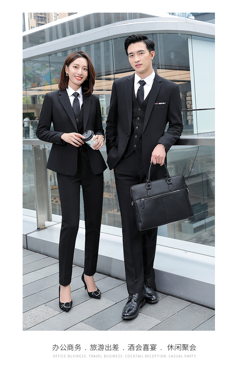 Straight slim fit professional trousers for couples DY1-8011 trousers