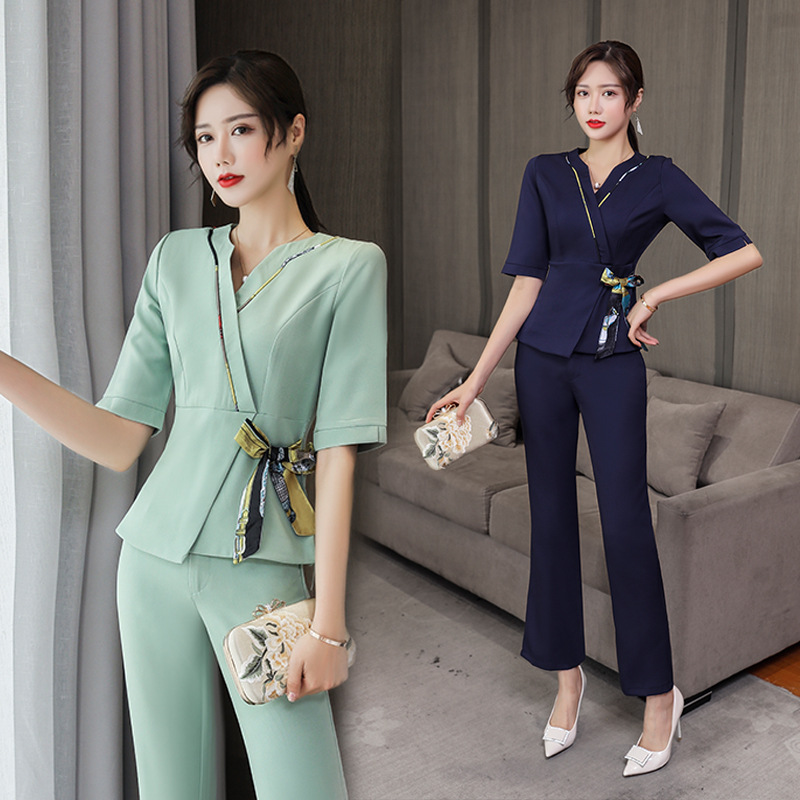 Women high-end fashion work clothes technician suit V02-1275