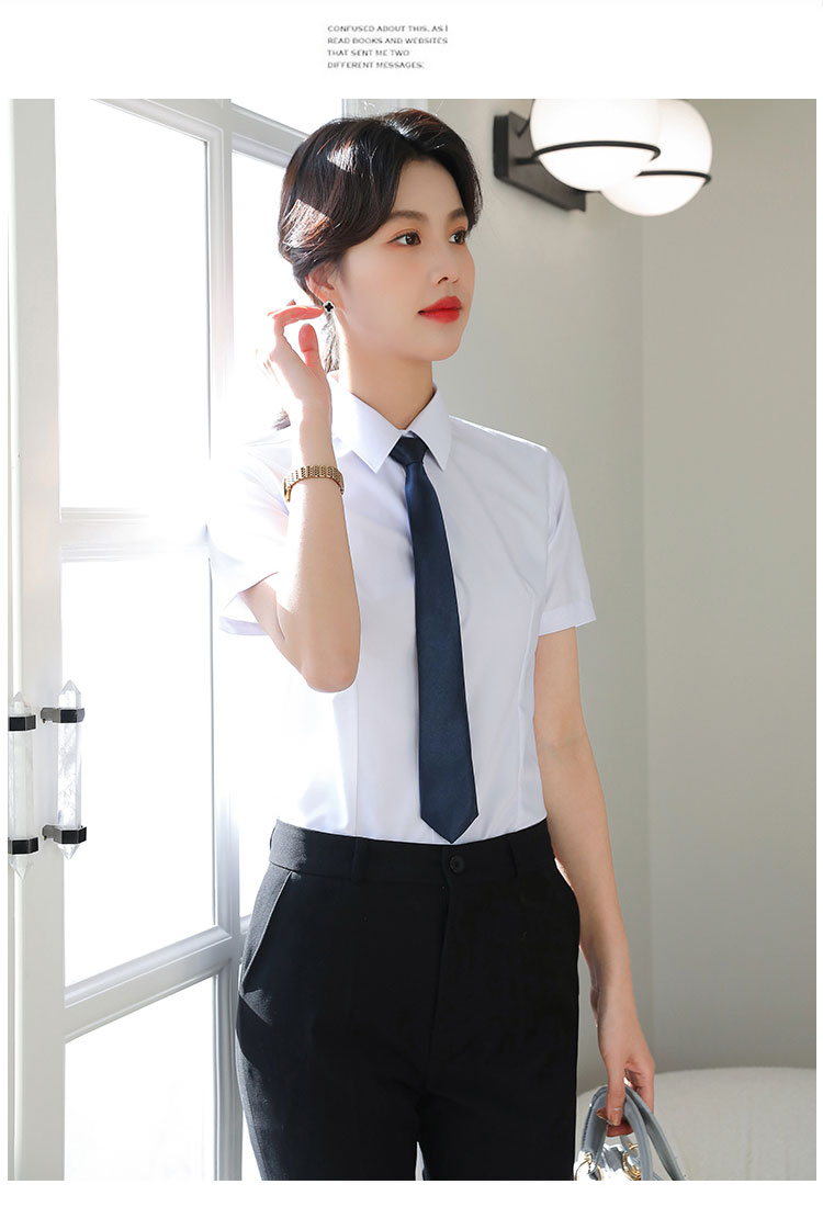 Modal professional ladies short-sleeved lining 111-983 short-sleeved shirt female