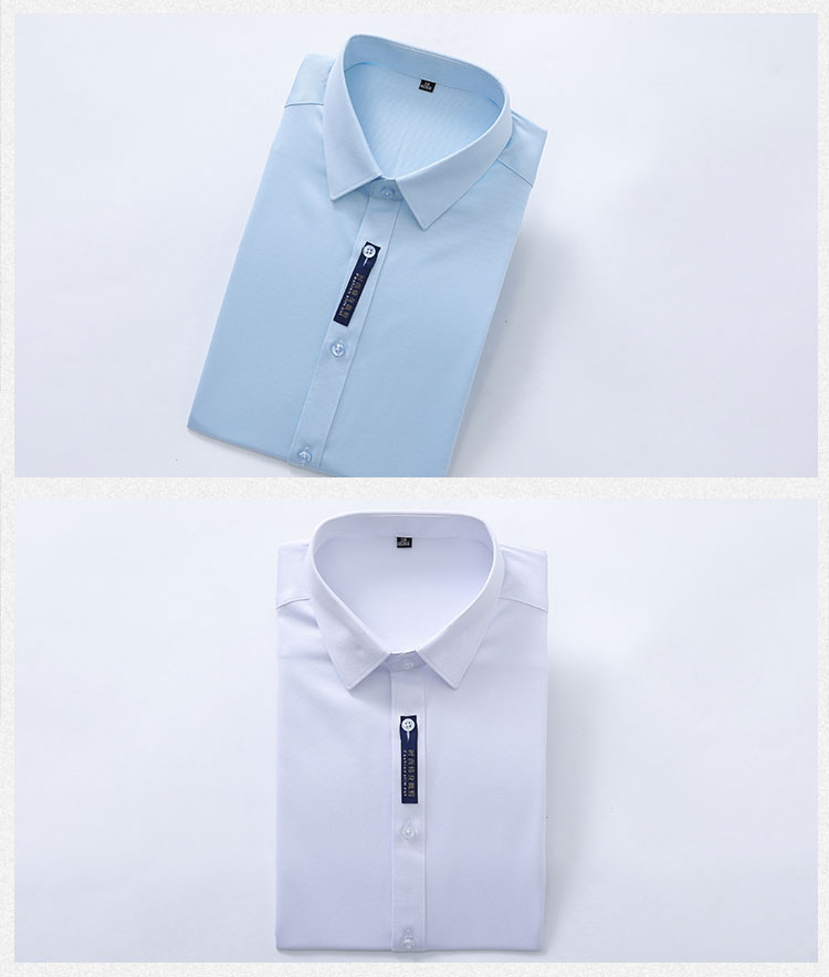 Fine twill stretch men short-sleeved shirt 111-985 men short shirt