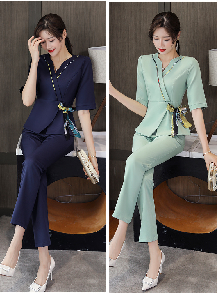 Women high-end fashion work clothes technician suit V02-1275