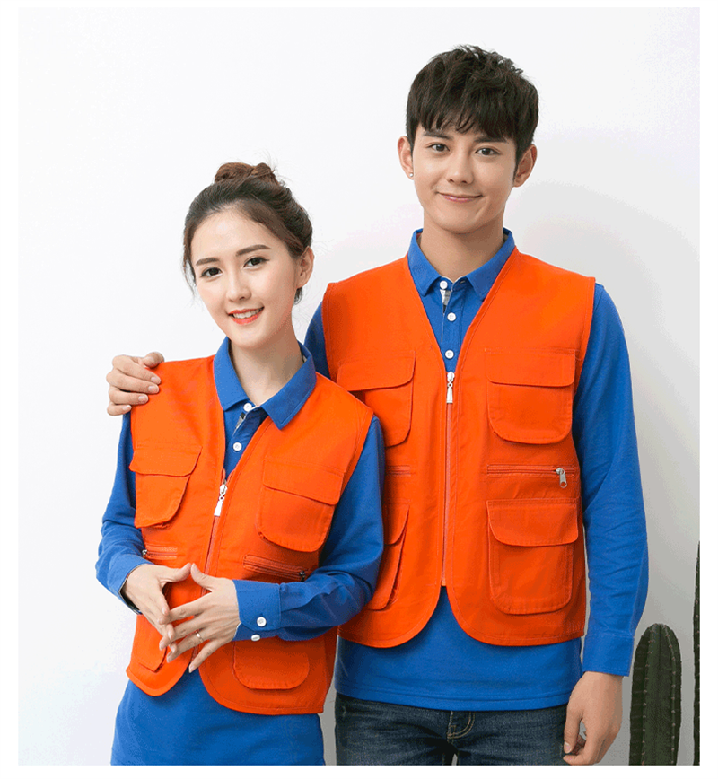 Multi-pocket vest work clothes H30-H048