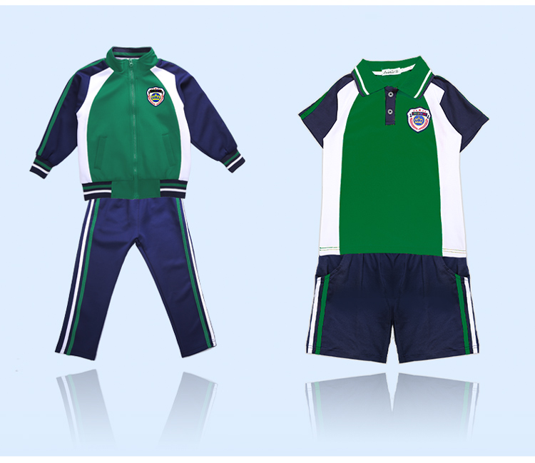 Primary school student uniform sports class uniform summer suit 737-8114