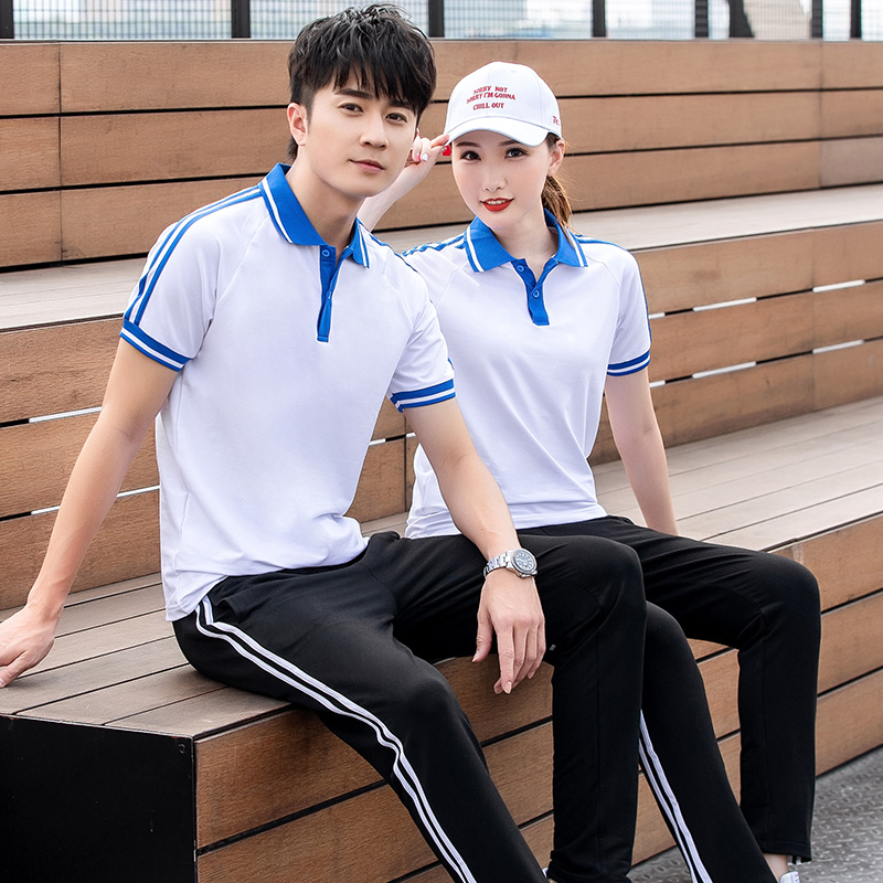 Sports school uniform short-sleeved suit KI2-569 suit