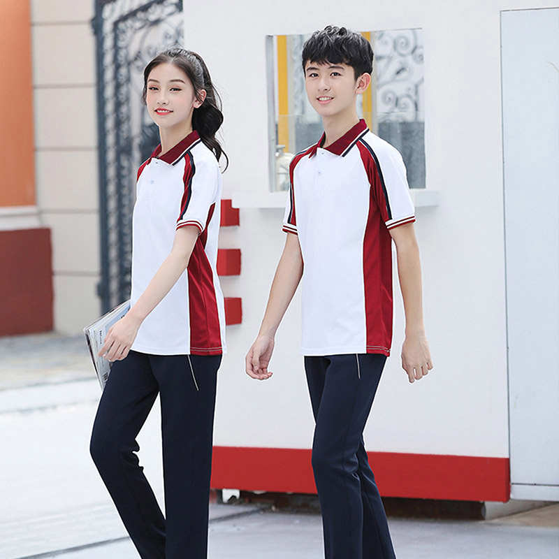 Sports school uniform short-sleeved suit KI2-577 suit