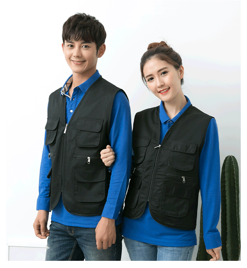 Multi-pocket vest work clothes H30-H048