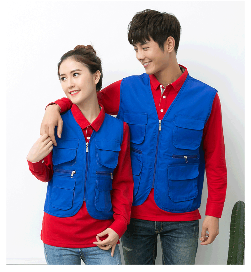 Multi-pocket vest work clothes H30-H048