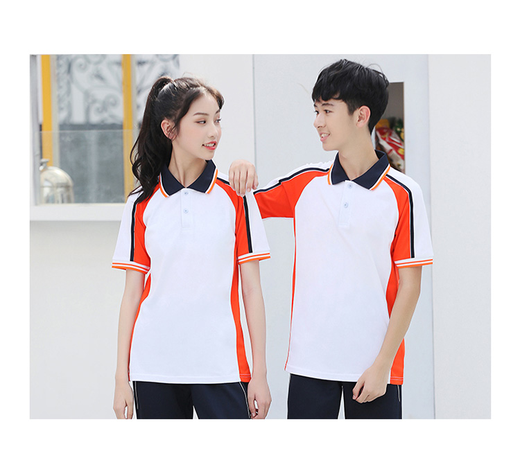 Sports school uniform short-sleeved suit KI2-577 suit