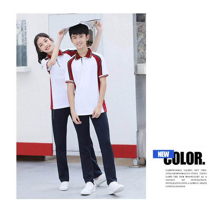 Sports school uniform short-sleeved suit KI2-577 suit