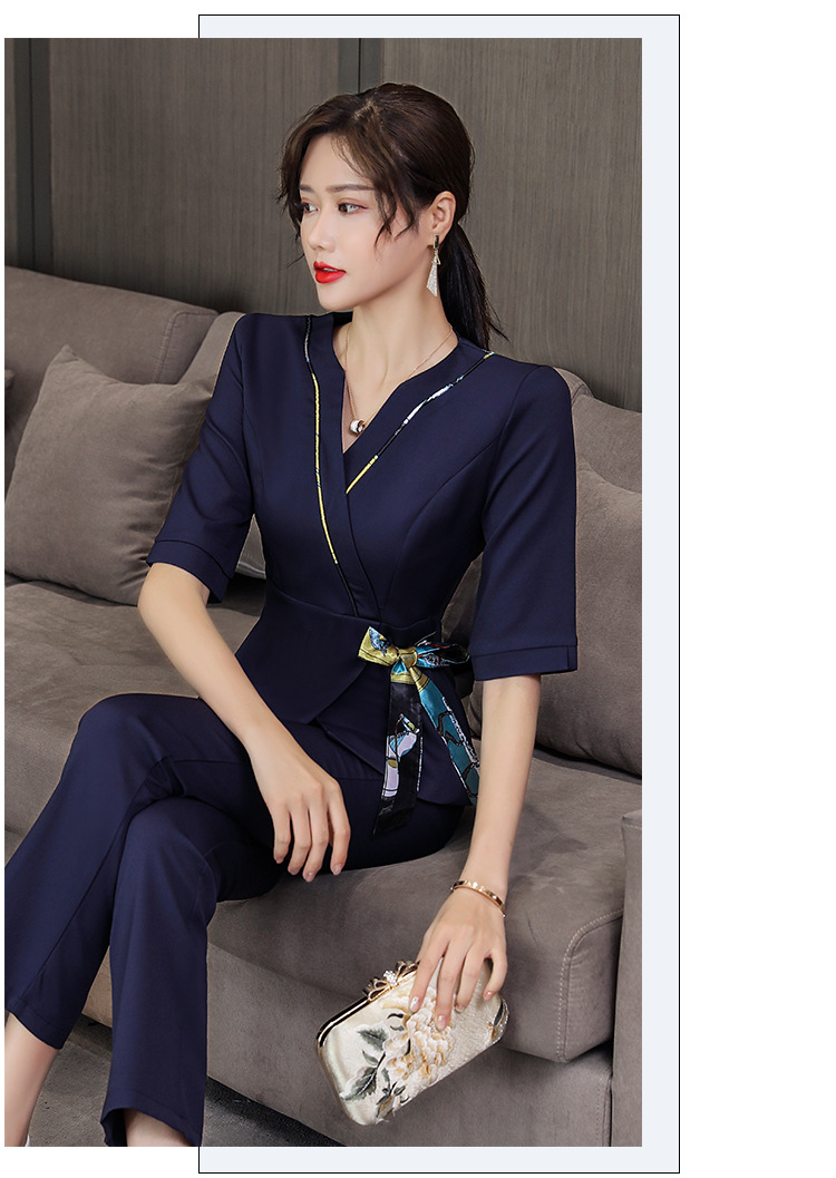 Women high-end fashion work clothes technician suit V02-1275