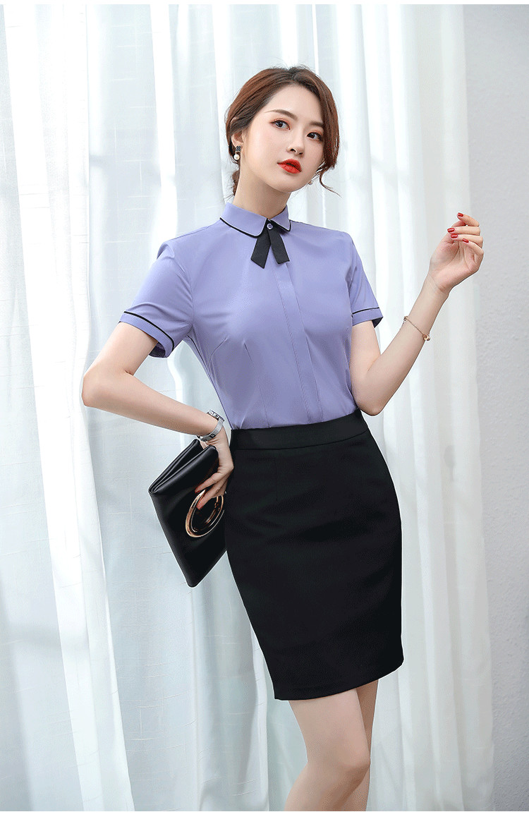 Commuter slim hip-wrapped professional short skirt 83-501 skirt