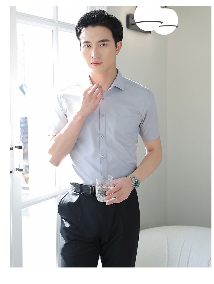 Modal professional men short-sleeved lining 111-983 men short-sleeved shirt