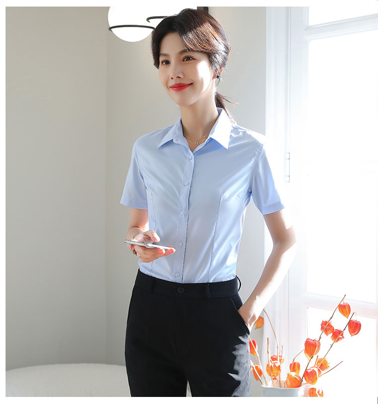 Modal professional ladies short-sleeved lining 111-983 short-sleeved shirt female