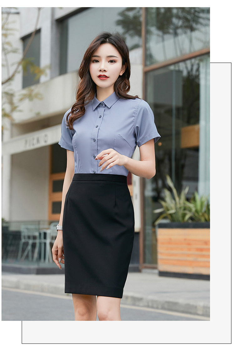 Serge high waist slim fit slit business professional maxi skirt for women 180-101 skirt