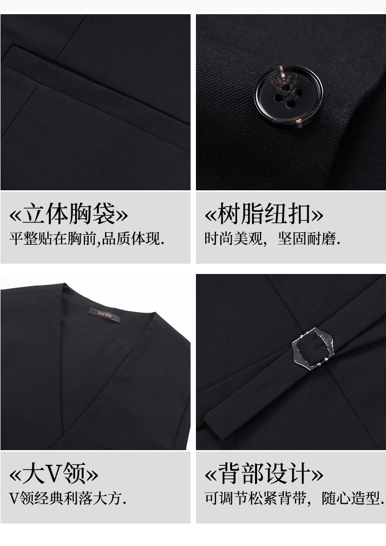 Color-spun elastic business suit jacket 81-5599 men suit