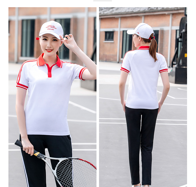 Sports school uniform short-sleeved suit KI2-569 suit