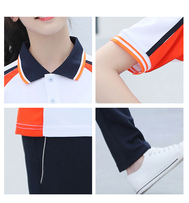 Sports school uniform short-sleeved suit KI2-577 suit